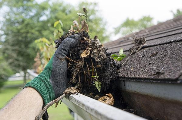 neglecting to regularly clean your gutters could result in water damage to your home